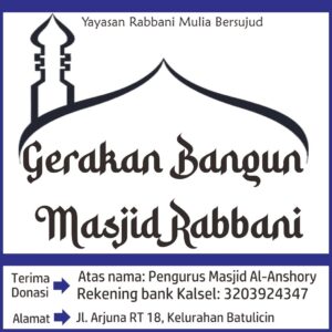 Pembangunan Masjid al-Anshory, Kelurahan Batulicn
